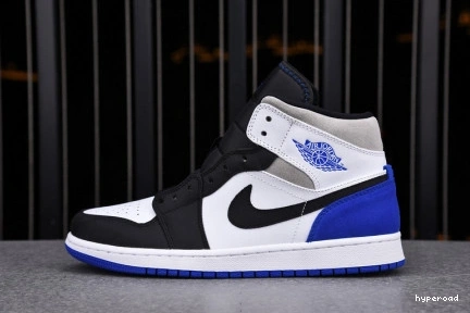 Hyperoad AIR JORDAN BLACK 1 SE MID TOE' 'ROYAL 0714